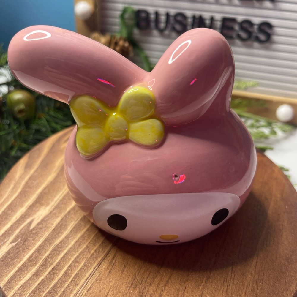 Sanrio My Melody Ceramic Salt / Pepper Shaker • Pink Bunny • 2024